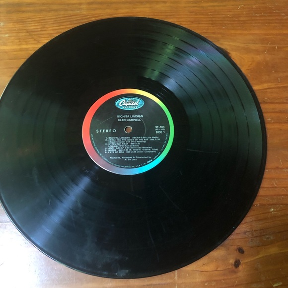 Glen Campbell Wichita Lineman LP - Picture 3 of 6